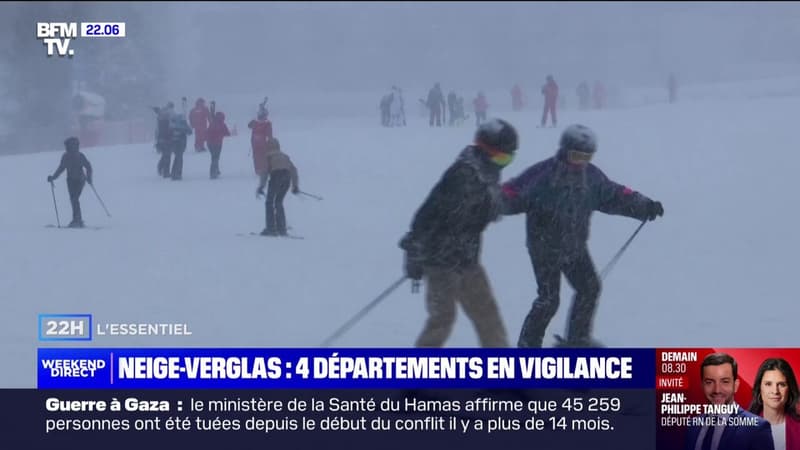 Neige et verglas: quatre départements placés en vigilance orange