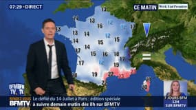 La météo pour ce samedi 13 juillet 2019