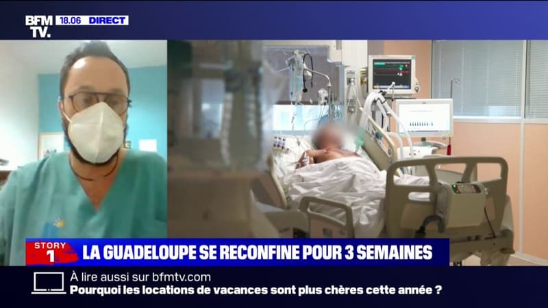 Dr Camous (CHU de Guadeloupe): Notre capacité habituelle de 30 lits de réanimation a été doublée