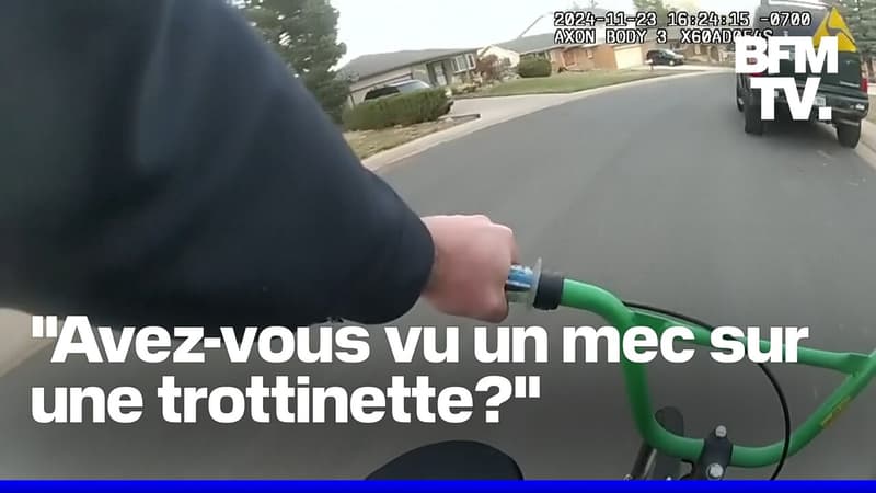 États-Unis: en pleine course-poursuite, un policier réquisitionne... un vélo