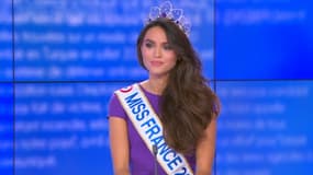 Diane Leyre, Miss France 2022, le 14 décembre 2021 sur BFMTV
