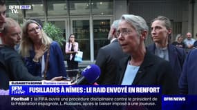 Fusillades à Nîmes: "On est déterminé à remettre de la sécurité et de la tranquillité pour les habitants", affirme Élisabeth Borne