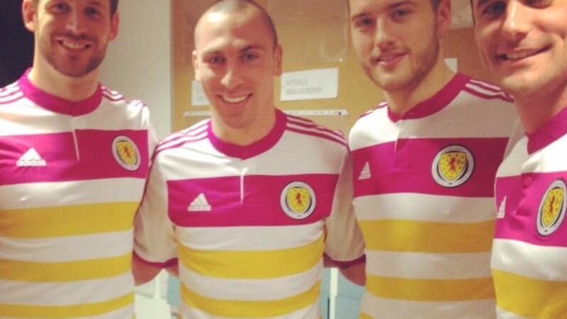 Le nouveau maillot de l'Ecosse