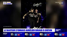 Le skateur Lyonnais Aurélien Giraud au musée Grévin