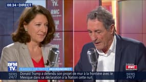 Agnès Buzin face à Jean-Jacques Bourdin en direct