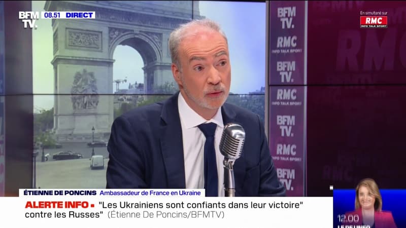 Guerre en Ukraine: pour Étienne de Poncins, ambassadeur de France en Ukraine, Emmanuel Macron 