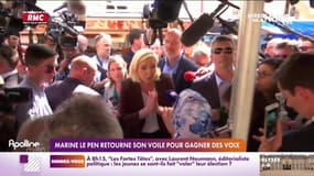 Comment en moins d'une semaine, la position de Marine Le Pen sur le port du voile a changé