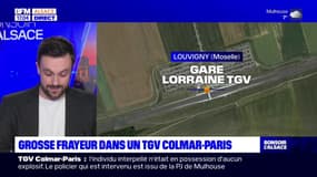 Ligne Colmar-Paris: un TGV immobilisé, un passager menaçait de commettre un attentat