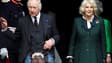 Le roi Charles et la reine consort Camilla en visite à Dunfermline le 3 octobre 2022.