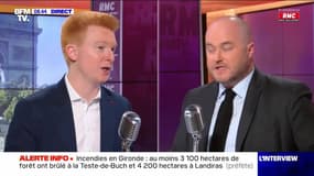 Adrien Quatennens face à Philippe Corbé en direct - 15/07