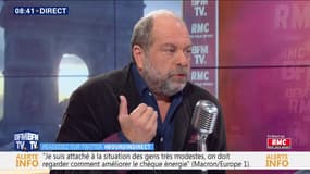 Éric Dupond-Moretti face à Jean-Jacques Bourdin en direct