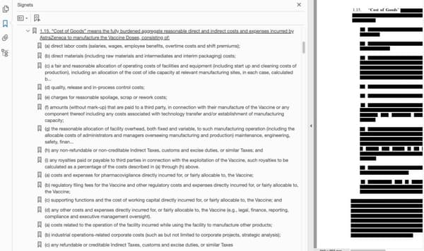 La fonction Signets, sur Acrobat Reader. La fonction Signets, sur Acrobat Reader.