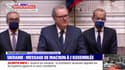 Message d'Emmanuel Macron au Parlement: "La Russie fait le choix de la confrontation déstabilisatrice pour l'ensemble de l'Europe"