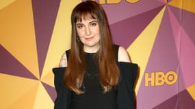 Lena Dunham à la soirée HBO organisée après les Golden Globes à Los Angeles, le 7 janvier 2018