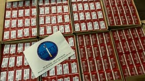 Saisie de 19 tonnes de cigarettes dans l'agglomération lyonnaise, le 18 mars 2022