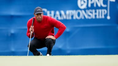 Tiger Woods lors du PNC Championship, le 22 décembre 2024 à Orlando