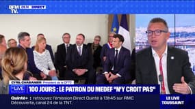"La référence aux 100 jours n'a pas de sens" estime Cyril Chabanier, président de la CFTC 