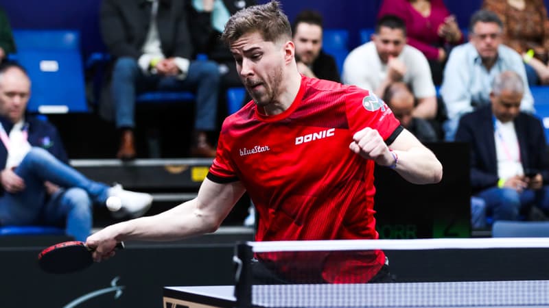 Florian Bourrassaud, vice-champion de France en double avec Esteban Dorr, fin mars 2025.