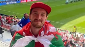 Rhodri Williams, un supporter du pays de Galles.