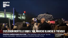Trévoux: une marche blanche organisée après l'explosion mortelle