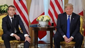 Donald Trump et Emmanuel Macron à Londres le 3 décembre 2019 