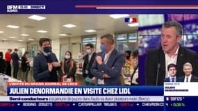 Michel Biero (Lidl France) : Julien Denormandie en visite chez Lidl - 11/02