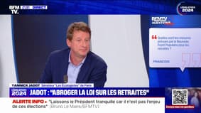 Yannick Jadot (sénateur "Les Écologistes" de Paris): "Dès notre arrivée, nous abrogerons la loi Macron sur les retraites"