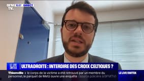 Arthur Delaporte, député PS du Calvados, souhaite une interdiction de la croix celtique utilisée comme emblème par des manifestants d'ultradroite