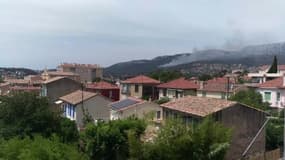Incendie sur la colline de Toulon - Témoins BFMTV