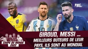 Coupe du monde 2022 : Giroud, Messi, Valencia ... Meilleurs buteurs de leur pays, ils sont présents au Qatar