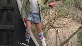 La japonaise Sky Brown, 9 ans, skateuse pro, vise les Jeux olympiques de 2020