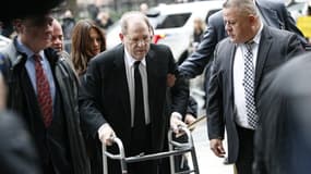 Harvey Weinstein est arrivé au tribunal de New York ce lundi 6 janvier 2020 - KENA BETANCUR / GETTY IMAGES NORTH AMERICA / AFP