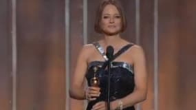 Jodie Foster a reçu, dimanche soir, un Golden Globes récompensant l'ensemble de sa carrière.