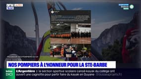 Alpes du Sud: les pompiers à l'honneur pour la Sainte-Barbe