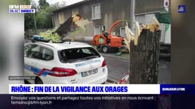 Rhône: les orages ont fait quelques dégâts lundi