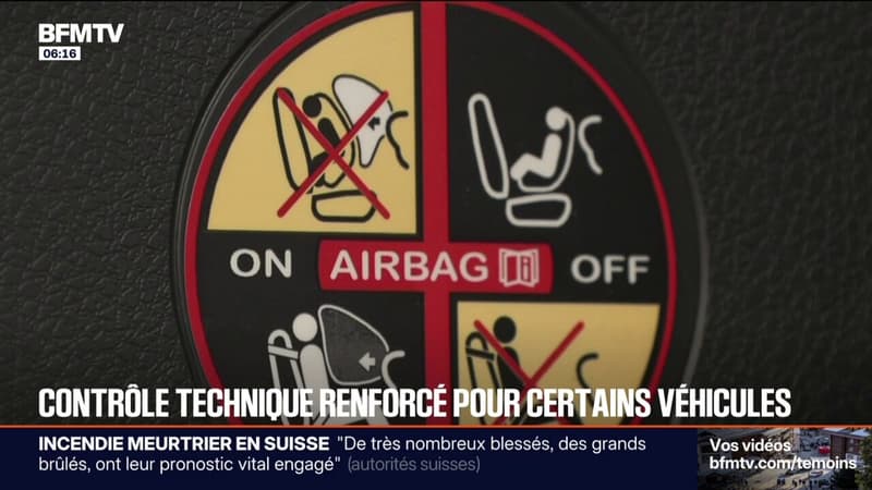 Airbags Takata: le contrôle technique renforcé pour certains véhicules