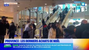 Marseille: les derniers achats de Noël 