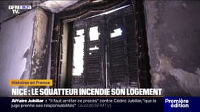 "Ça commence à peser financièrement et moralement": l'appartement de Philippe à Nice a été ravagé par un feu, déclenché par son ancien locataire