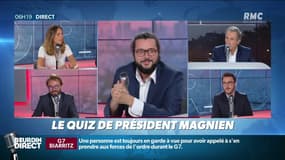 James Bond, saucisson au cannabis... Relevez le quiz du "Président Magnien"