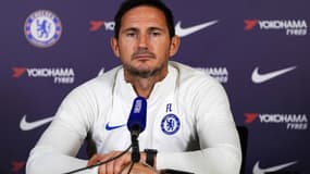 Frank Lampard en conférence de presse. 