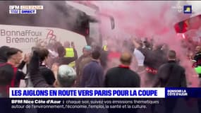 Nice: les Aiglons en route vers Paris pour la finale de la Coupe de France
