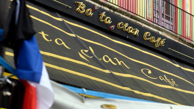 La façade du Bataclan, le 27 novembre 2015.
