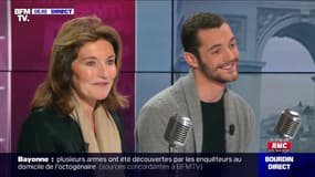 Cécilia Attias et Louis Sarkozy dans Bourdin Direct sur RMC et BFMTV