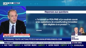 Les questions : Les opérations de crowdfunding immobilier sont-ils éligibles à un PEA-PME ? - 06/01