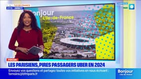 Uber: les Parisiens pires passagers en 2024