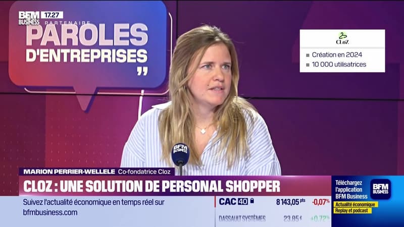 Marion Perrier-Wellele (Cloz) : Cloz, une solution de personal shopper - 24/01