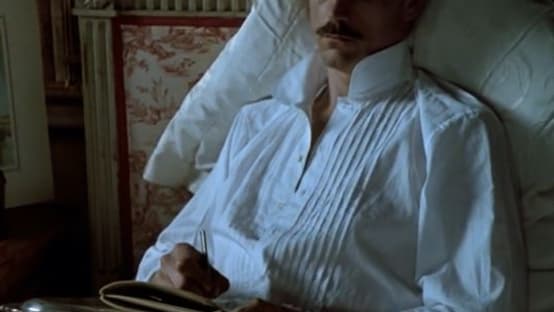 Jeremy Irons interprétant Swann dans Un Amour de Swann, adapté par Volker Schlondorff en 1984. 