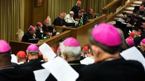 Le pape François participe à un synode extraordinaire, le 6 octobre, au Vatican.