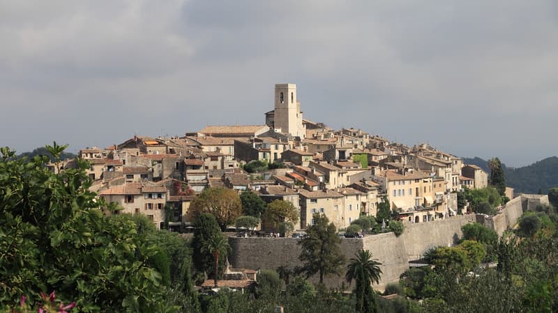 Vue de Saint-Paul de Vence (Alpes-Maritimes)
