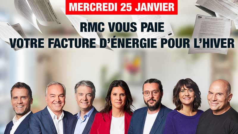 Le mercredi 25 janvier, RMC vous rembourse vos factures énergétiques pour l’hiver 